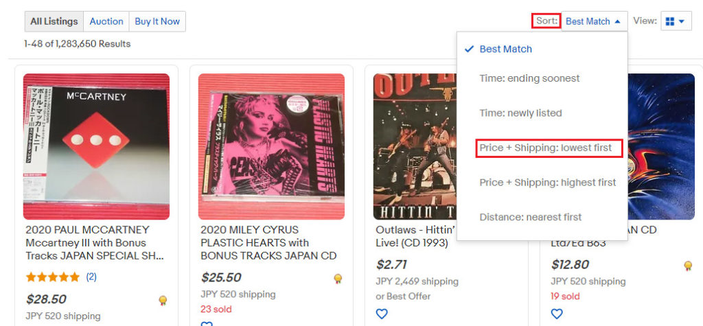 Ebayの出品商品が表示されない 初心者が陥りやすい罠とは