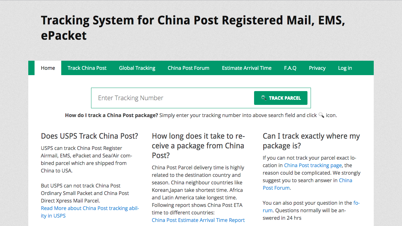 China Post Registered Air Mail＆その他の配送サービスの配達状況を追跡する方法とは？ アクシグ